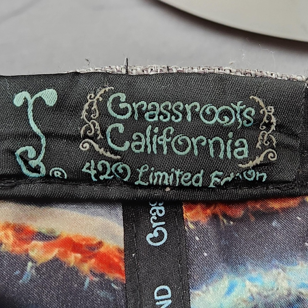 Noah Rockland Grassroots California Fitted Hat 420 Limited Edition Size 7 1/4 - Picture 10 of 12